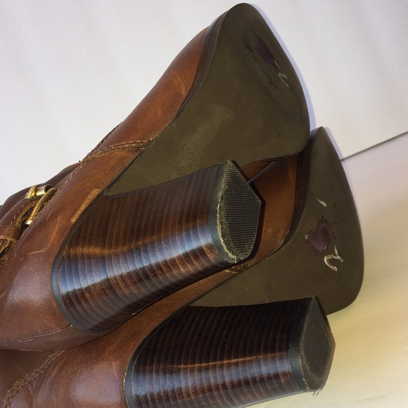 Michael Michael Kors Brown Pull Up Boots 6M EUC - Picture 7 of 8